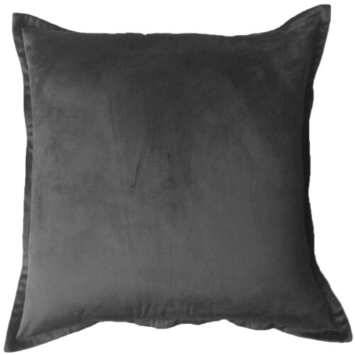 Velvet Charcoal Scatter Cushion