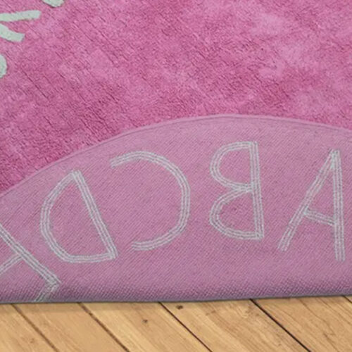 Kiddies Pink Round Rug