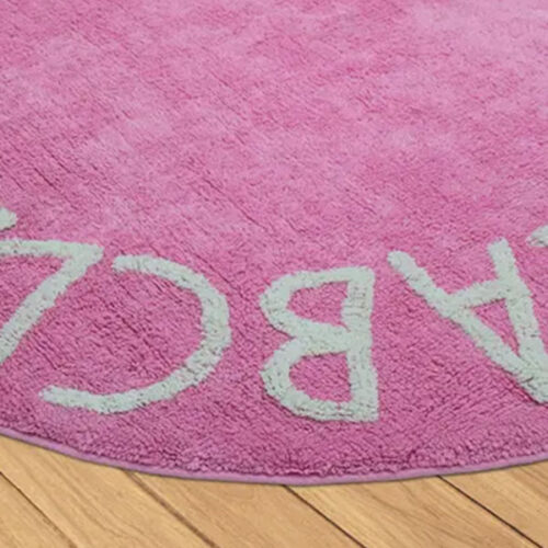 Kiddies Pink Round Rug