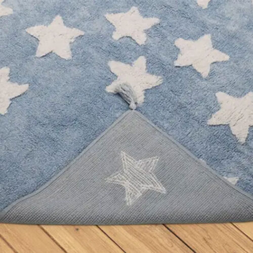 Kiddies Blue Star Rug