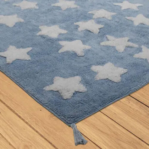 Kiddies Blue Star Rug