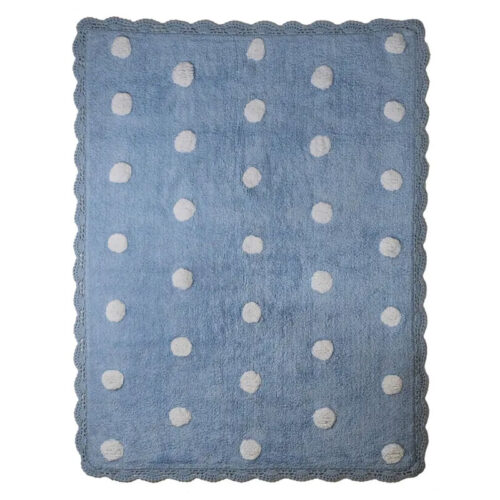 Kids Blue Dots Rug