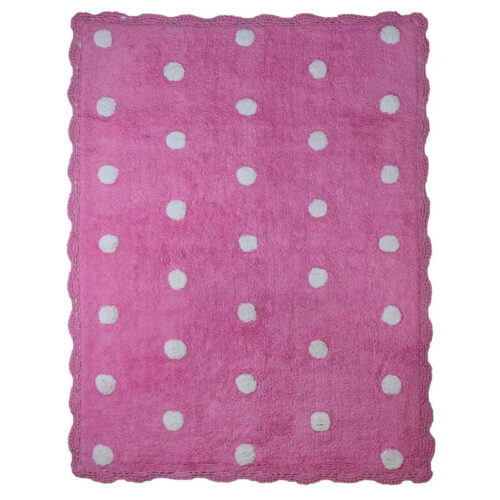 Kiddies Pink Dots Rug