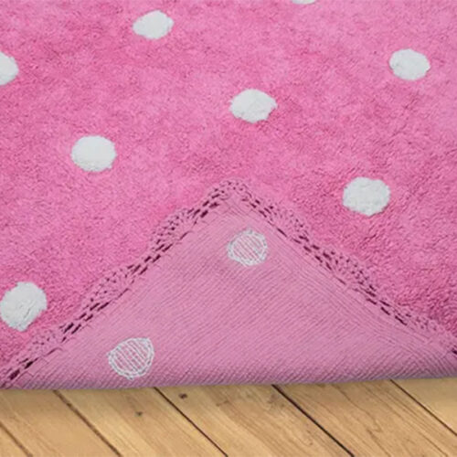 Kids Pink Dots Rug