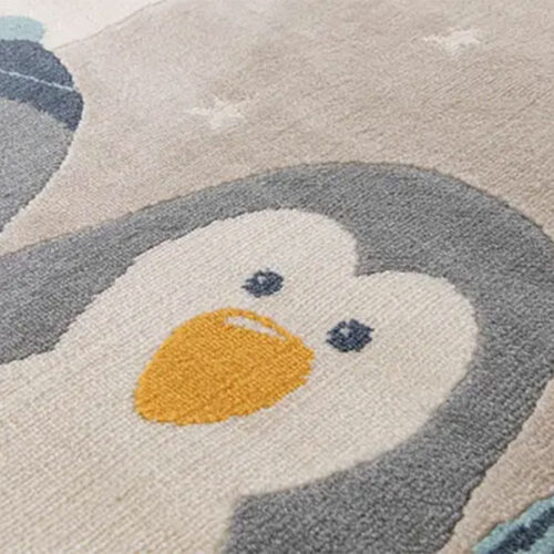 Kids Grey Animal Rug