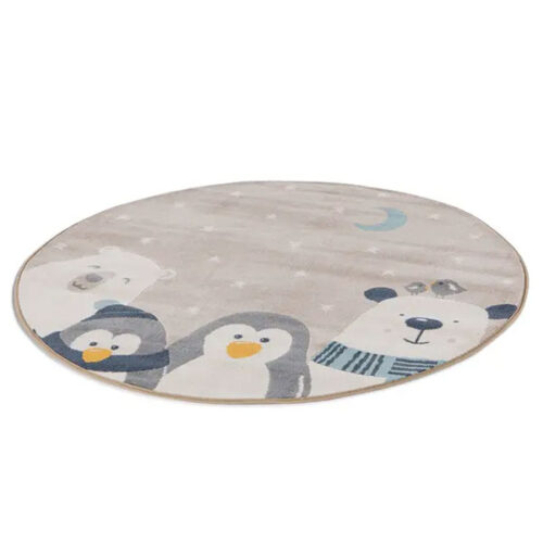 Kids Grey Animal Rug