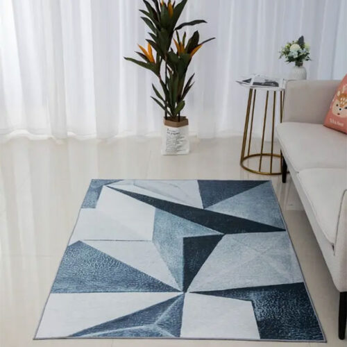 Modern 3D Geometric Pattern Design Rug