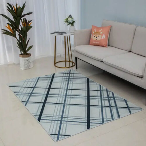 Modern Geometric Linear Design Rug