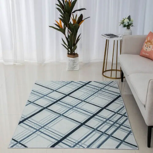 Modern Geometric Linear Design Rug