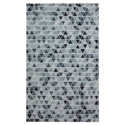 Modern Geometric Triangle Design Rug