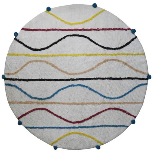 Kids Zigzag Round Rug