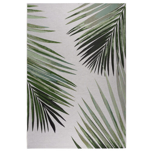 Modern Floral Resort Rug In After Dark Indoor & Outdoor