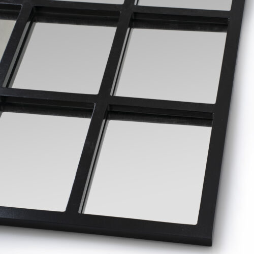 Mirror-1000 Square Corner Detail Black