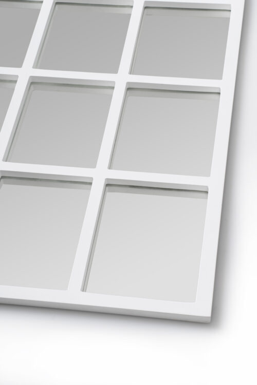 Mirror-1000 Square Corner detail White