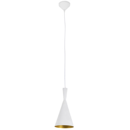 Industria 190mm White/Gold Pendant