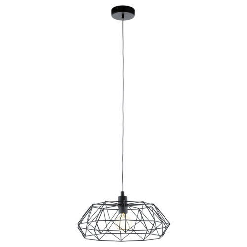 Carlton2 455mm Black Pendant