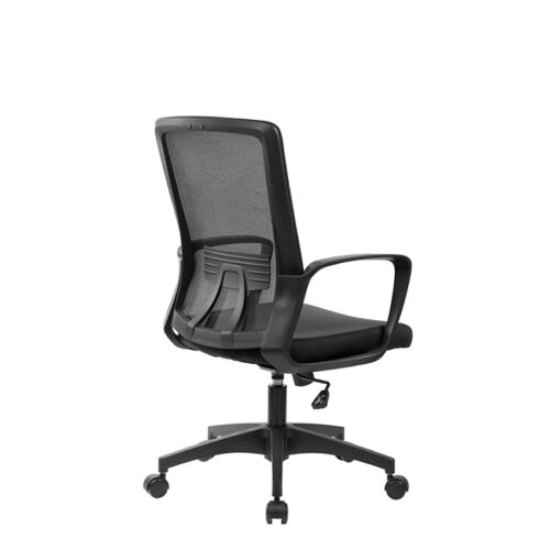 Netted medium back office chair