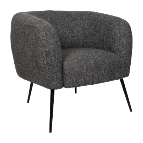 Occasional Single Chair Solo Sofa Grey