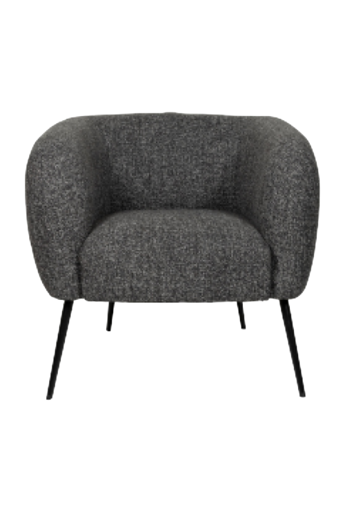 Occasional Single Chair Sofa Solo Grey