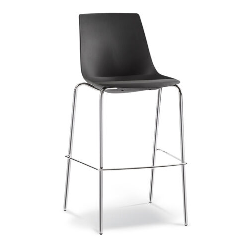 Rome Bar Stool Black