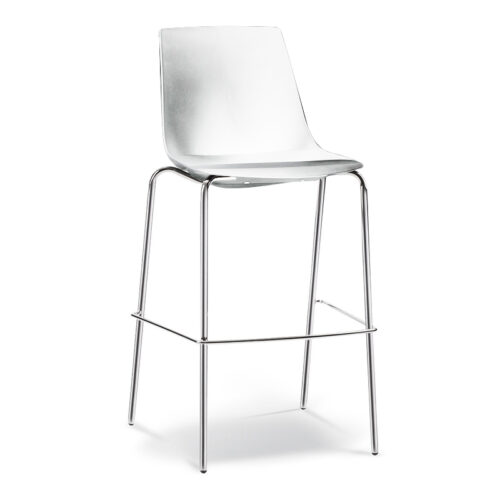 Rome Bar Stool White