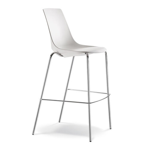 Rome Bar Stool White