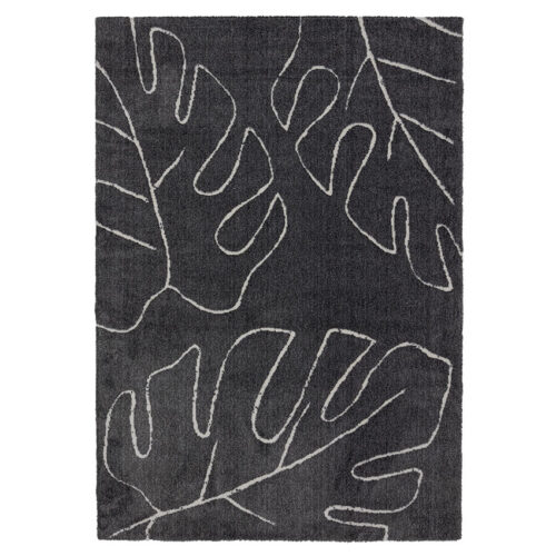 Monstera Rug in Graphite 160cmx230cm