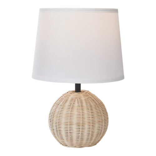 LuminaTable Lamp - Rattan