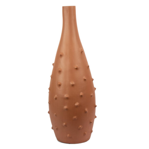 Thorny Vase In Soft Copper - Small